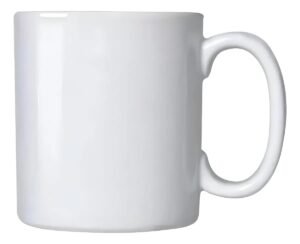 Caneca Cerâmica Personalisada Resinada 325 Ml Branca (Solicite o seu Orçamento)