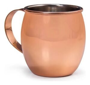 Caneca Drink Moscow Mule Em Aço Inox Cobre Lisa 475ml (Solicite o seu orçamento)