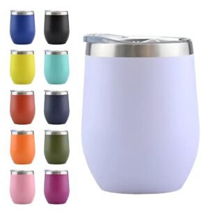 Copo Cuia Térmico Inox com Tampa Antivazamento 360ml (Solicite o seu orçamento)